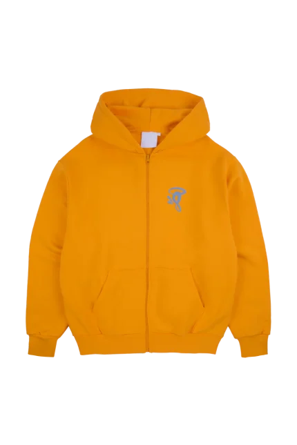 SYNA CIRCLE ZIP HOOD – YELLOW/BLUE