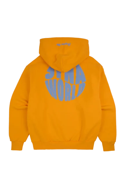 SYNA CIRCLE ZIP HOOD – YELLOW/BLUE