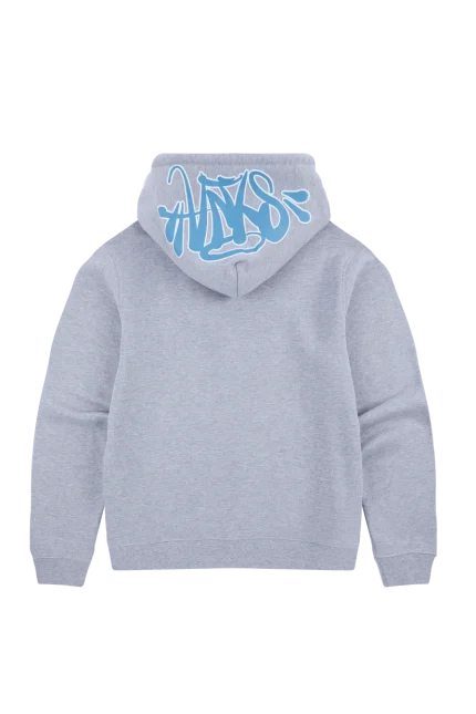 SYNA OG HOOD – GREY MARL/BLUE