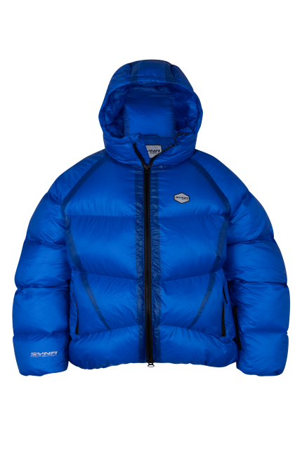 TRANSLUCENT PUFFER - COBALT BLUE