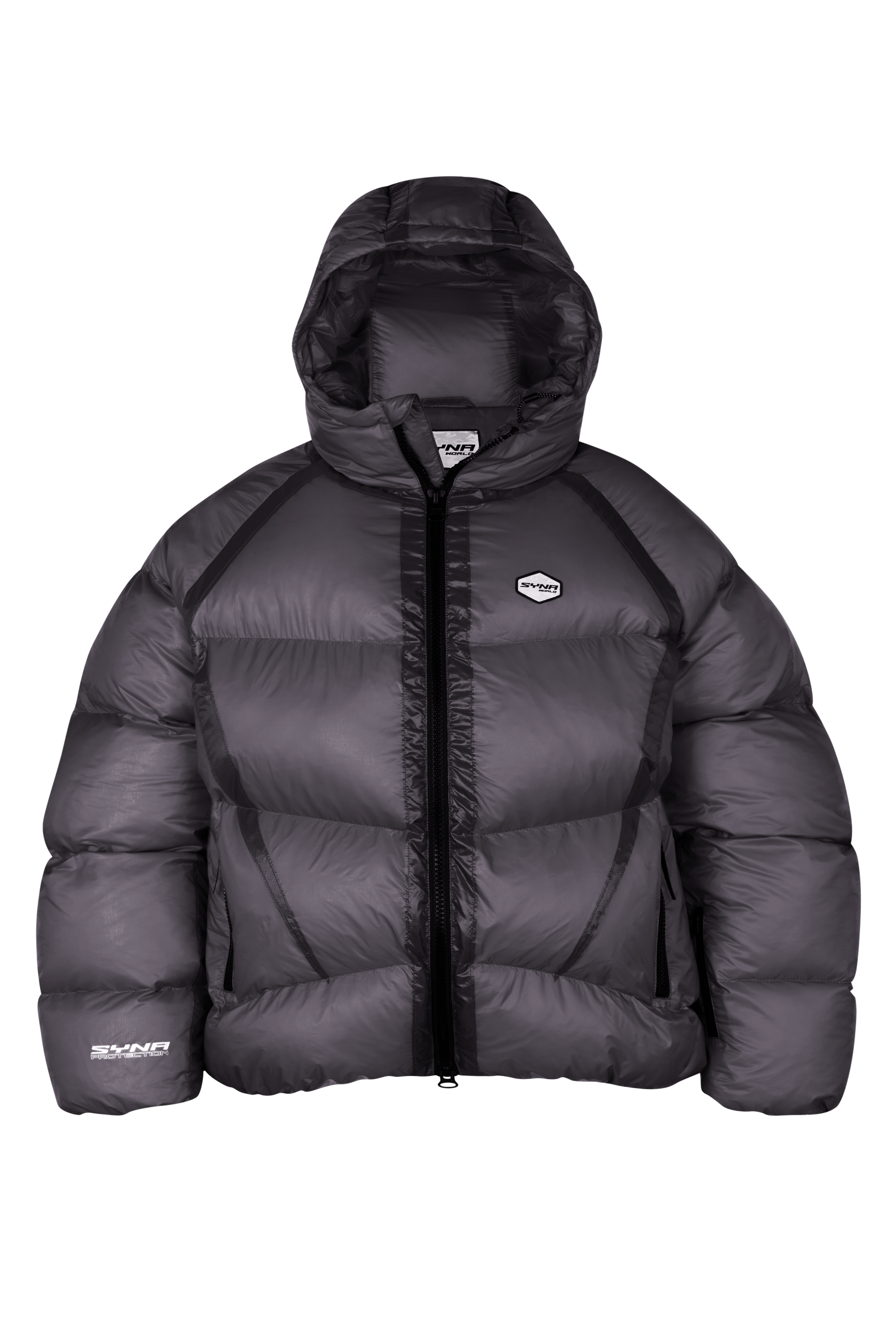 TRANSLUCENT PUFFER - DARK GREY TRANSLUCENT PUFFER - DARK GREY