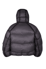 TRANSLUCENT PUFFER - DARK GREY