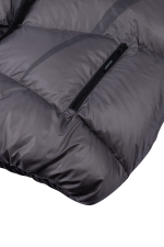 TRANSLUCENT PUFFER - DARK GREY