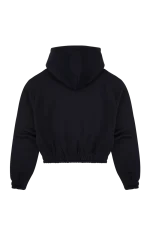 WOMEN’S LIL SYNA RHINESTONE HOOD – BLACK