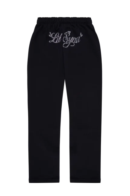 WOMEN’S LIL SYNA RHINESTONE JOGGER – BLACK