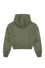 WOMEN’S LIL SYNA RHINESTONE HOOD – KHAKI