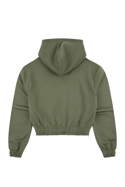 WOMEN’S LIL SYNA RHINESTONE HOOD – KHAKI