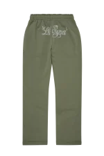 WOMEN’S LIL SYNA RHINESTONE JOGGER – KHAKI