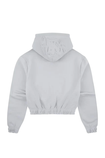 WOMEN’S HOODED ZIP THRU – GREY