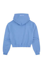 WOMEN’S SYNA CROP PATCH HOOD – BLUE