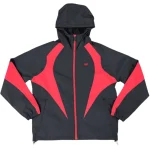 VORTEX WOVEN JACKET – BLACK/RED