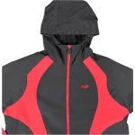 VORTEX WOVEN JACKET – BLACK/RED