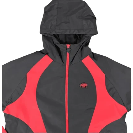 VORTEX WOVEN JACKET – BLACK/RED