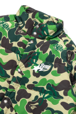 BAPE x SPOTIFY by CENTRAL CEE CAMO PUFFER JACKET - GREEN