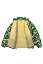 BAPE x SPOTIFY by CENTRAL CEE CAMO PUFFER JACKET - GREEN