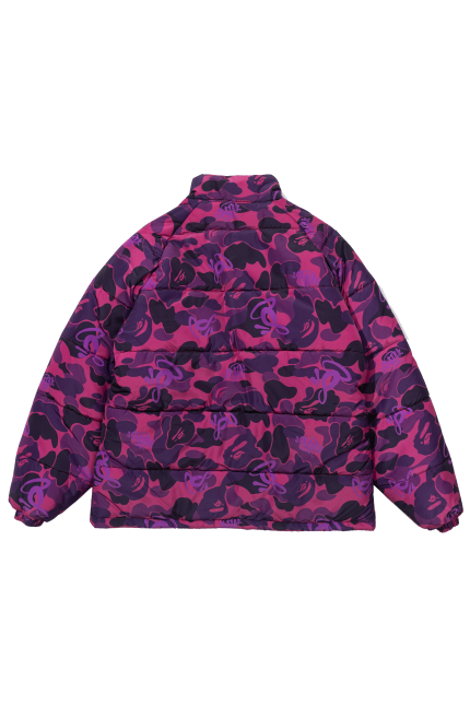 BAPE x SPOTIFY by CENTRAL CEE CAMO PUFFER JACKET - PURPLE