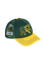 HALO S TRUCKER CAP - GREEN/YELLOW