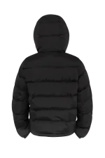 SYNA DOUBLE PUFFER JACKET BLACK / NEON GREEN