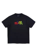 POSITIVE FEEDBACK PRINTED TEE – BLACK/MULTI