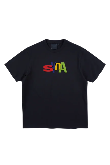 POSITIVE FEEDBACK PRINTED TEE – BLACK/MULTI