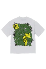 GRAF PRINTED TEE – WHITE/GREEN