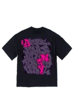GRAF PRINTED TEE – BLACK/PURPLE