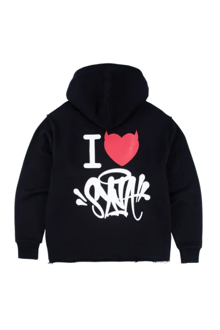 I HEART SYNA HOODY – BLACK