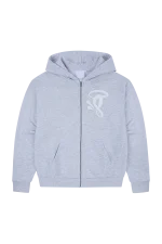 SYNA VOID ZIP HOODY MARL GREY