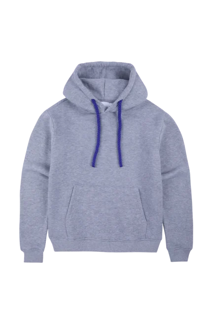 SYNA OG HOOD – GREY MARL/COBALT