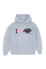 I HEART SYNA HOODY – GREY