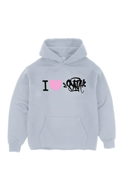 I HEART SYNA HOODY – GREY