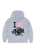 I HEART SYNA HOODY – GREY