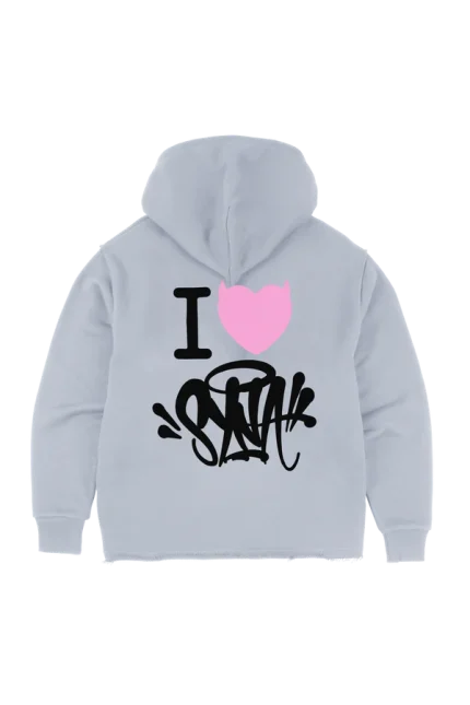 I HEART SYNA HOODY – GREY