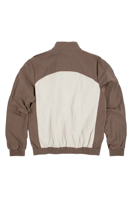 TEAM SYNA PIPE TRACK JACKET BROWN/BEIGE
