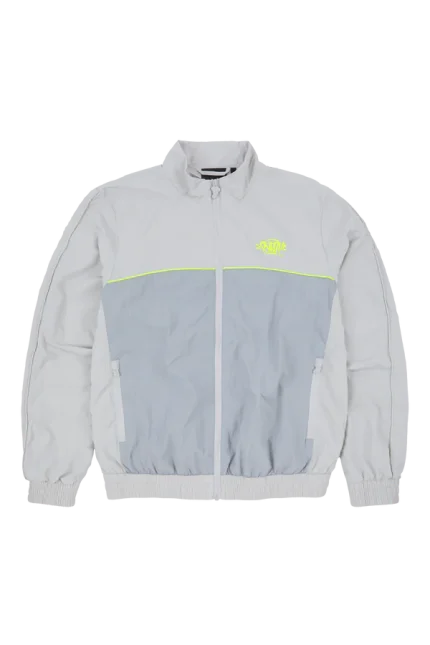 TEAM SYNA PIPE TRACK JACKET LIGHT GREY/GREY