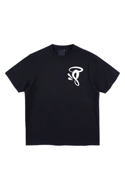 HALO PRINTED LOGO T-SHIRT BLACK/WHITE