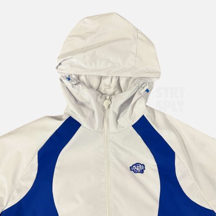 VORTEX WOVEN JACKET – WHITE/BLUE