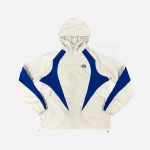 VORTEX WOVEN JACKET – WHITE/BLUE