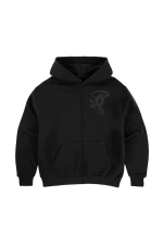 SYNA VOID ZIP HOODY – BLACK/BLACK