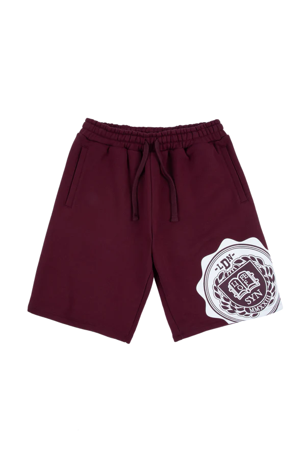 COLLEGE SHORT – BURGUNDY COLLEGE SHORT – BURGUNDY