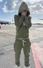 Syna World OG Syna Tracksuit – Sage/Sage Green
