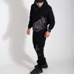 Syna World Slice Syna Tracksuit – Black/Grey