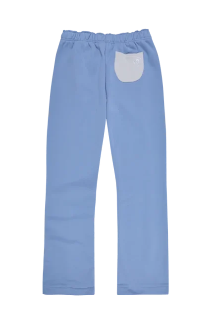 WOMEN’S SYNA PATCH FLARE JOGGER – BLUE