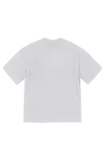 LIFE OF SYN DOG TAG PRINTED TEE – WHITE/SILVER