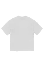 HALO ‘S’ PRINTED LOGO TEE – WHITE/COBALT BLUE