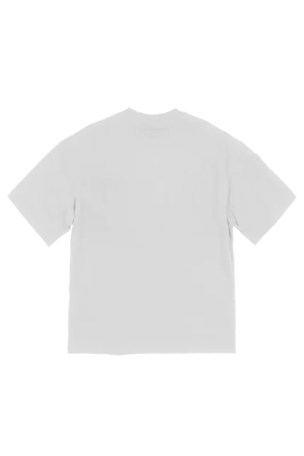 HALO ‘S’ PRINTED LOGO TEE – WHITE/COBALT BLUE