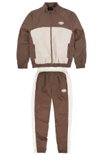 Syna World Shell Tracksuit – Brown/Beige