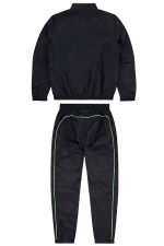 Syna World Shell Tracksuit – Black/Noen Green