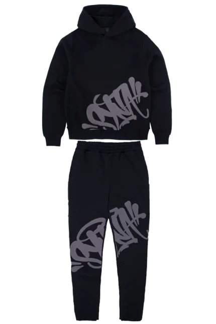 Syna World Slice Syna Tracksuit – Black/Grey